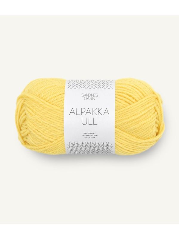 Alpakka Ull 9004 Lemon