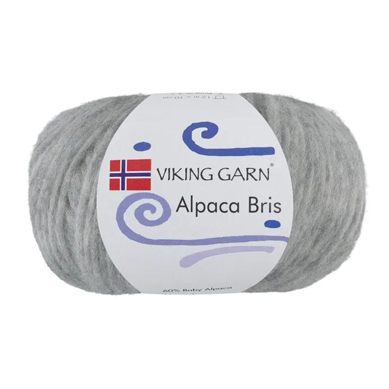 313 Alpaca Bris Lys grå
