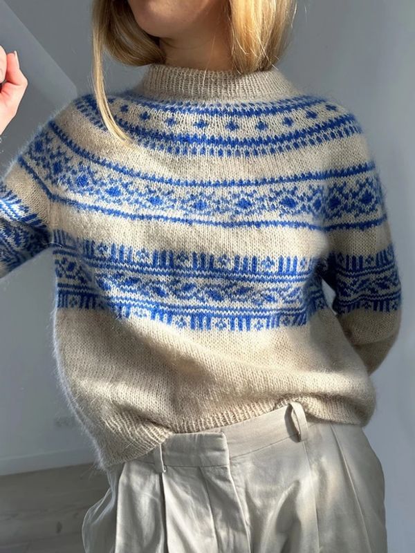 Porcelain Yoke Sweater