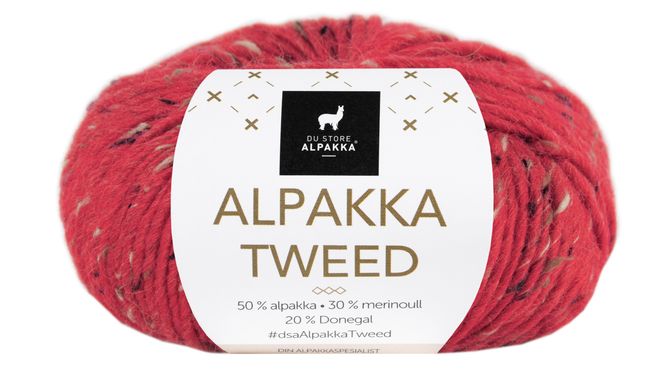 Hovedbilde 120 Alpakka Tweed Rød