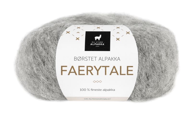 732 Faerytale Lys grå melert