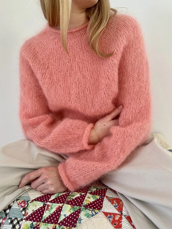 Plain Yoke Sweater