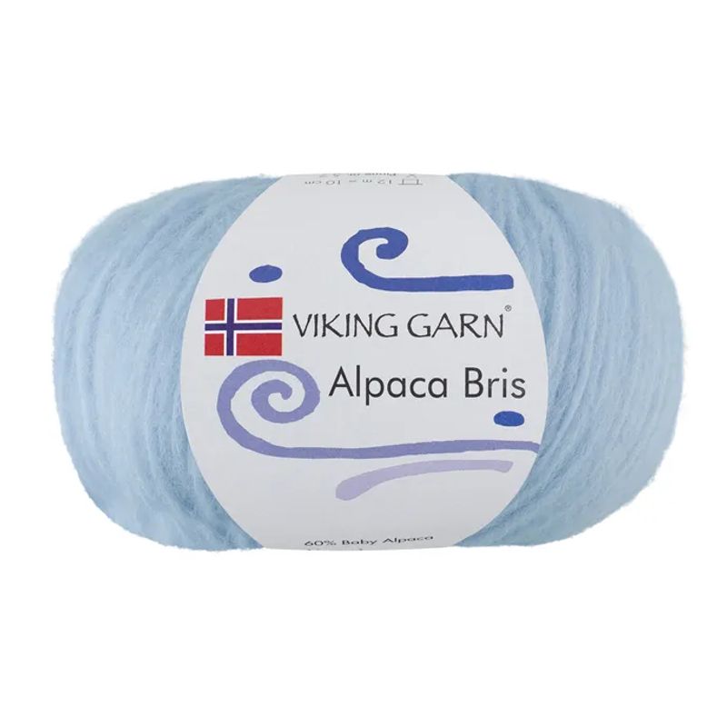 320 Alpaca Bris Lys blå