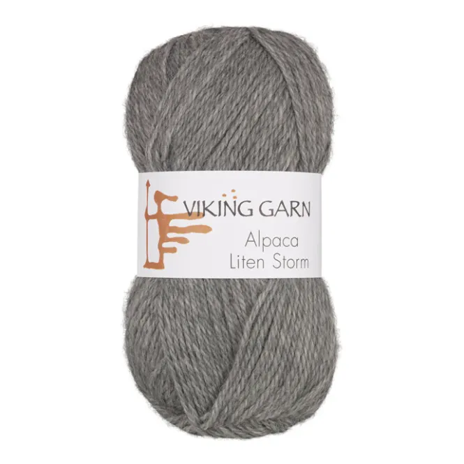 Hovedbilde Alpaca Liten Storm 713 Lys grå