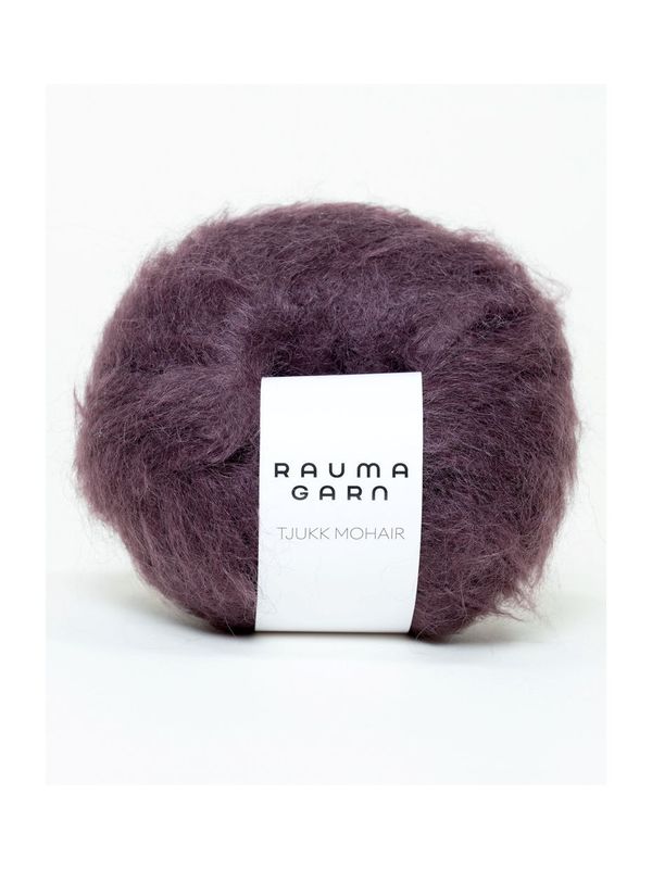 Tjukk Mohair 366 Burgunder
