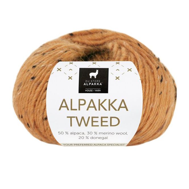 Hovedbilde 136 Alpakka Tweed Saffrangul