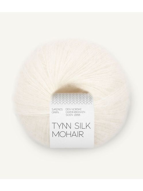 Hovedbilde Tynn Silk Mohair 1001 True White